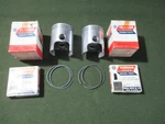 Yamaha HT1BM Pistons & Rings Set 0.25 Nos Oem 276-11635-00 164-11601-11 New. Price: $109.65.