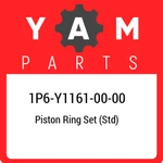 1P6-Y1161-00-00 Yamaha Piston Ring Set (std) 1P6Y11610000, New Genuine Oem Part. Price: $83.08.