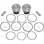Wiseco - K0215P1 Tracker Series Piston Kit (1030CI.), .010IN. Oversized, 8.5:1 New. Price: $266.35.