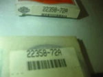 New Harley Davidson 72-85 Xls Radster Ing Set PISTON+.020 Genuine 22358-72A. Price: $29.99.