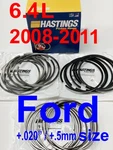 Ford 6.4L V8 Powerstroke Piston Hastings Set (+.020" / +.5MM) New. Price: $198.99.