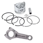New Piston And Rings Pin Clips Std. Size Set Connecting Rod Fits Honda GXV340. Price: $32.50.