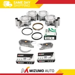 Pistons Main Rod Bearings Fit 96-00 Honda Civic Del Sol P2P D16Y5 D16Y7 D16Y8 New. Price: $199.95.