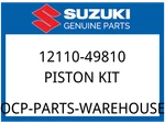 Suzuki Oem Part 12110-49810 Piston Kit INC.REF.NO.12%15 New. Price: $243.50.