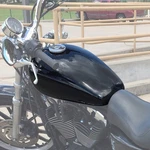 Vivid Black 3.7 Gal. Fuel Gas Tank For Harley Sportster XL883 1200 Custom 07-UP New. Price: $269.99.