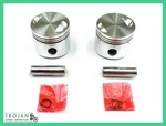 Piston Set, Norton, Commando, 750, 0.000, Std, 06-3348/9 Brand. Price: $103.30.