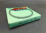 Nos Oem Piston Ring +1.00, 4TH Os, Yamaha 74 75 MX125, 76 77 YZ125, 401-11611-41 New. Price: $14.95.