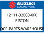 Suzuki Oem Part 12111-32E00-0F0 Piston New. Price: $102.58.