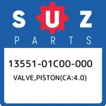 13551-01C00-000 Suzuki VALVE,PISTON(CA:4.0) 1355101C00000, New Genuine Oem Part. Price: $365.87.