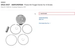 Wiseco 2012-2020 Ktm Exc-f Husqvarna FE450 95MM Piston Kit 40091M09500 Used. Price: $224.99.