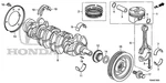 Genuine Honda Piston Set (std) 13010-R5A-A10 New. Price: $104.57.