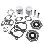 Piston And Gasket Kit For Polaris Tran Sport 440 1996 -1999 Teflon Coated New. Price: $206.75.