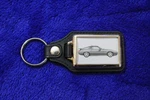 Porsche L928 Leather Key Fob Ring Chain Accessory Used. Price: $18.00.