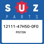 12111-47H50-0F0 Suzuki Piston 1211147H500F0, New Genuine Oem Part. Price: $206.48.