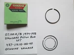 Vintage Yamaha 1974 1975 DT100 / B Oem Nos Standard Ring Set 437-11610-00-00 New. Price: $34.95.